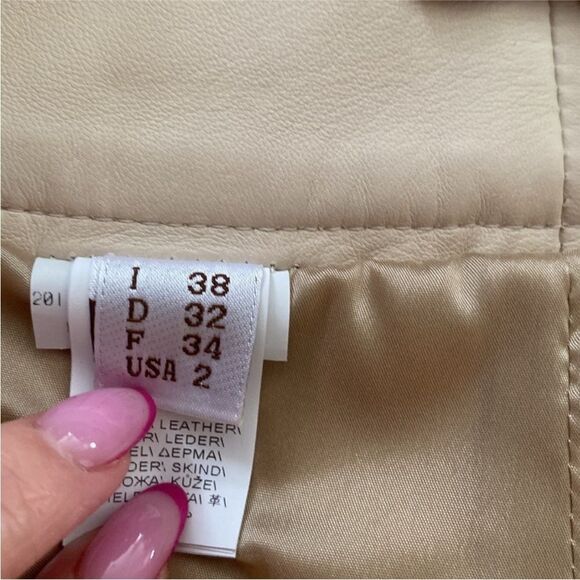 NWT Brunello Cucinelli lamb leather Bermuda shorts, US2 - Picture 11 of 13